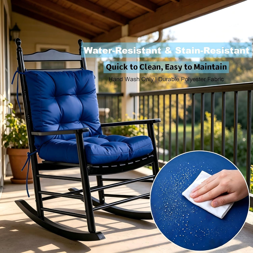 QILLOWAY Outdoor Chair Cushion for Patio Furniture, Waterproof Patio Cushions...