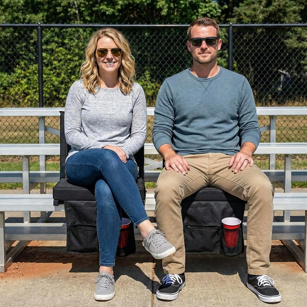 SPORT BEATS Stadium Seats with Back Support Folding Chair for Bleachers