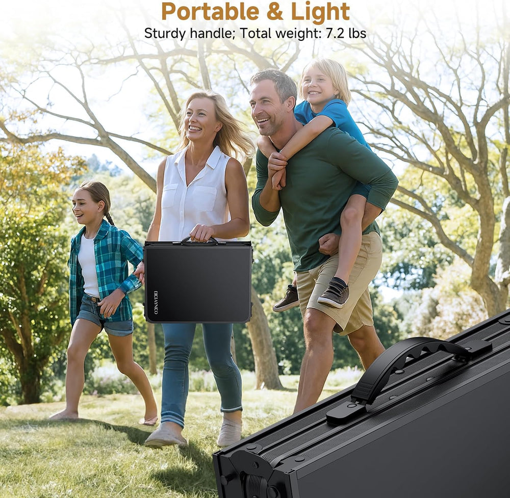 Folding Camping Table, 34.2"x15.7" 3 Adjustable Height Max 27.5&quo...