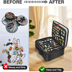 Enamel Pin Display Book, 18 Page Pin Bag For Collectors Pin Board Storage and Organization Pin Display Case For Various Sizes Of Pins, Travel Brooches, Sports Medals, Paper Clips, Earrings