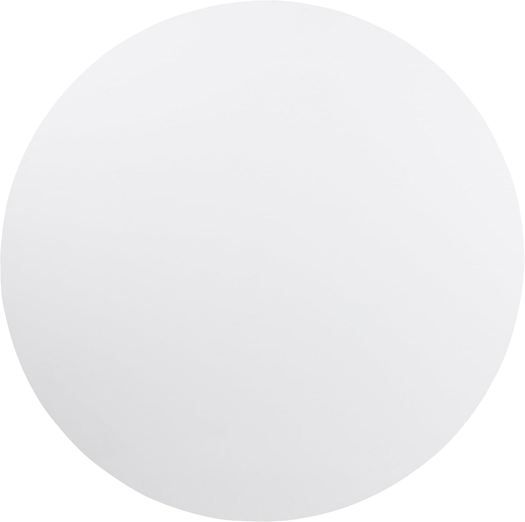 Flash Furniture 5' Round All-Occasion Plastic Folding Event Table for Parties and Trade Shows, Folding Banquet Table for Indoor/Outdoor Events, White