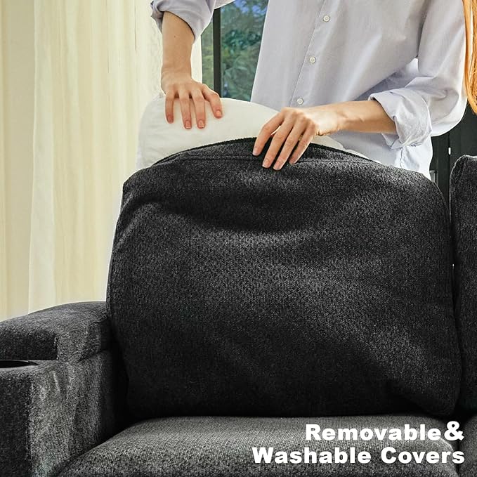 Belffin Oversized U Shaped Modular Sectional Couches for Living Room 10 Seater Modular Sofa Set with Storage Ottoman Large Sectional Couch with Cup Holder. Dark Grey Sofa