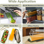 Upgraded Celery Keeper for Refrigerator – 3cm Deeper, BPA-Free Vegetable Storage Container with Reinforced Locking Lid, Durable PP Bin for Fresh Celery, Carrots & Cucumbers