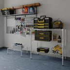 18" Deep x 36" Wide x 34" Height Wire Shelving Kit | 3-Tier | NSF Commercial Storage Rack Unit