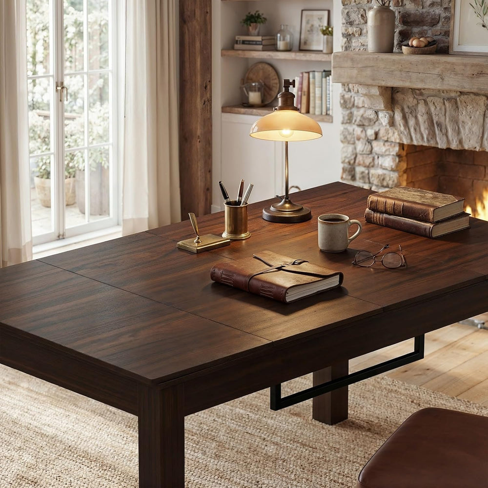 MOUMON 63” Board Game Table for 4-6 Players, Gaming & Dining Table with R...