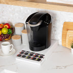 Mind Reader Single Serve Coffee Pod Drawer, 30 Pod Capacity, Countertop Organizer, 10.5"L x 12.75"W x 2.5"H, White