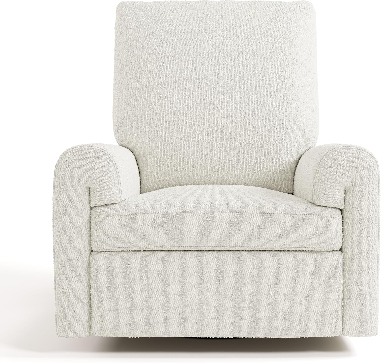 Storkcraft Sorrento Deluxe Power Recliner Swivel Glider, Ivory Boucle | Premium Electronic Nursery Rocking Chair, OEKO-TEX 100 Certified, Includes Dual-USB Charging Port with USB-A & USB-C