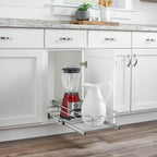 Rev-A-Shelf Kitchen Cabinet Pullout Shelf and Drawer Organizer Slide Out Pantry Storage Basket in Multiple Sizes, 12 x 20 In, 5WB1-1220CR-1