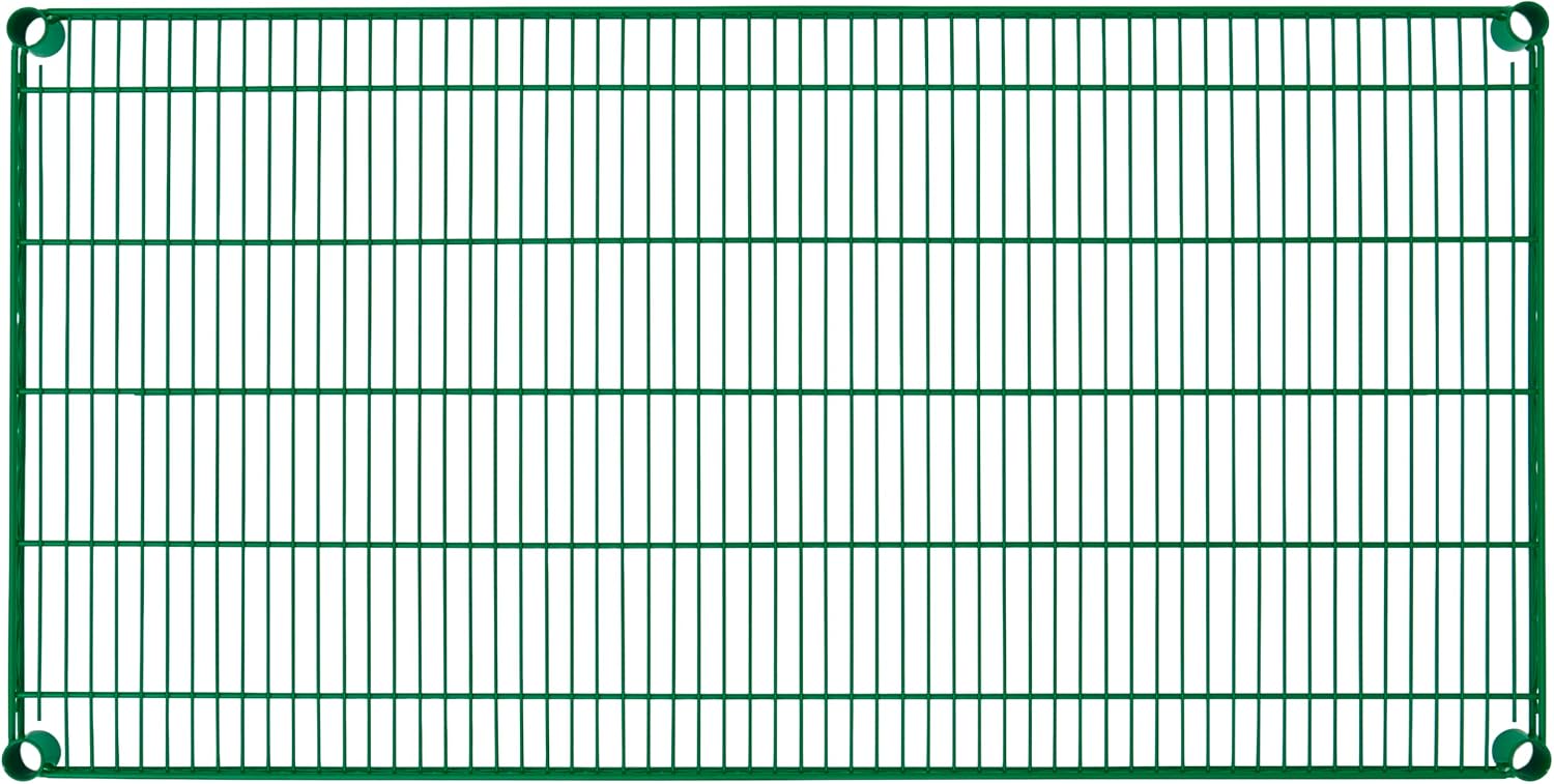 CenPro 18" x 54" Green Epoxy Finish Metal NSF Wire Shelf for Shelving Units and Storage