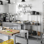 18" Deep x 24" Wide x 54" Height Wire Shelving Kit | 3-Tier | NSF Commercial Storage Rack Unit