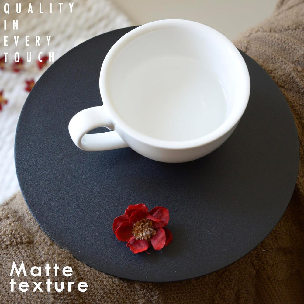 Premium Round Mini Side Table, C Shaped End Table, Drink Table, Small Pedesta...