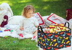 Easter Storage Basket Easter Bunny Storage Bin Collapsible Nursery Hamper Clothes Box Book Shelf Basket Easter Bunny Eggs Decor Easter Gifts