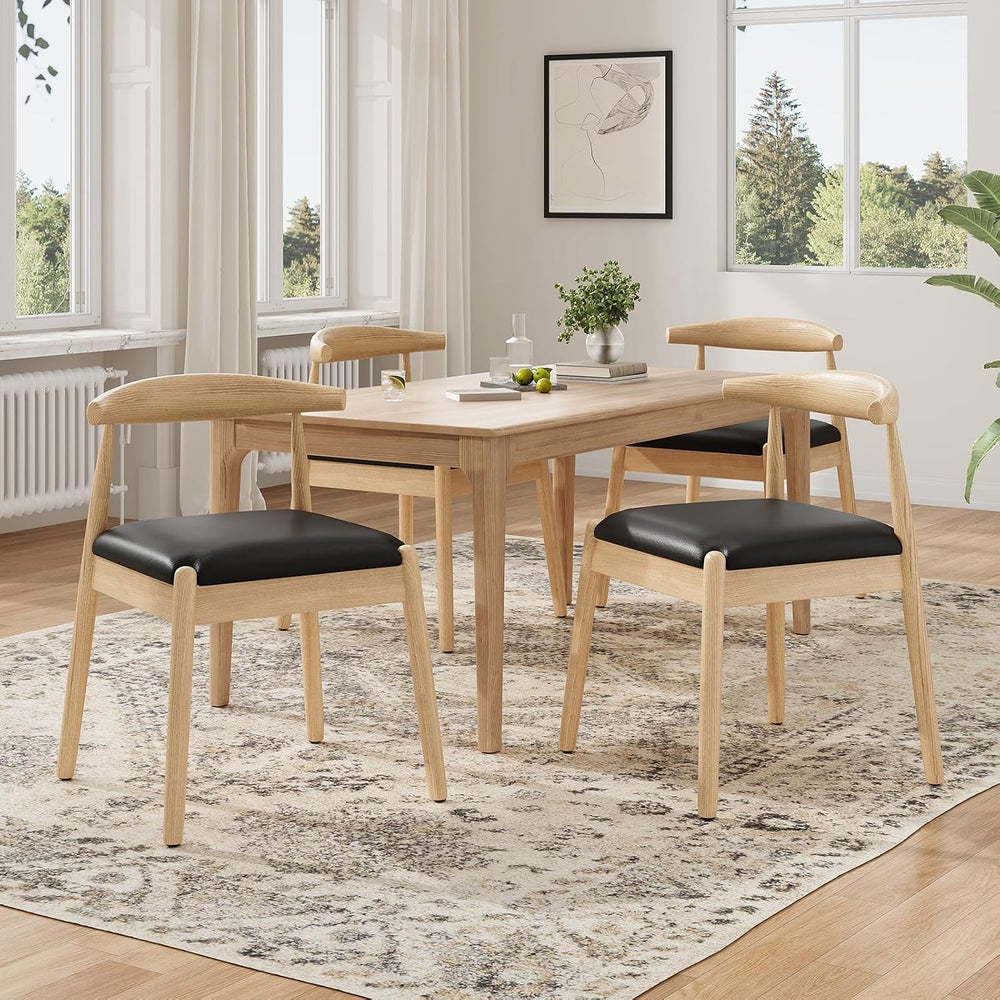 Soohow Dining Chairs Set of 2, Mid Century Modern Kitchen & Dining Room C...