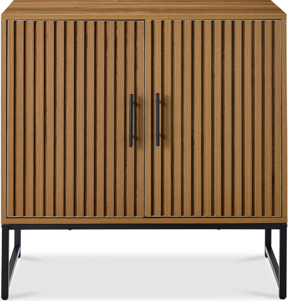 Best Choice Products Slatted Sideboard Buffet Cabinet, Entryway Table, Accent...