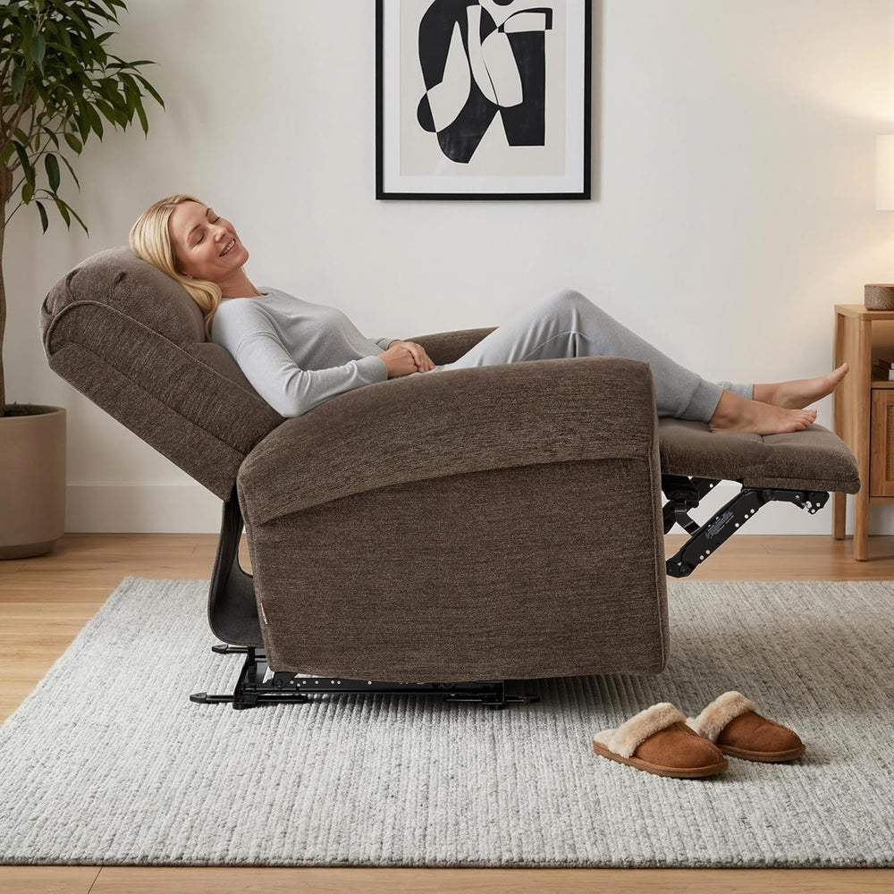 MCombo Compact Wall Hugger Power Recliner Chair for Small Spaces, Dual USB-A/...