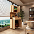 Freestanding Pantry Dideboard, Tall Bookcase Locker, Storage Cabinet for Main Living Spaces,for Kitchen Home