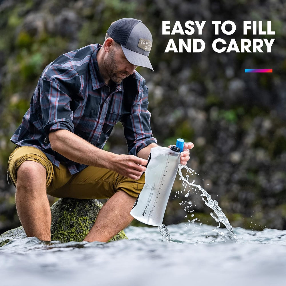 HydraPak Seeker+ Collapsible Water Filtration & Storage (3L or 6L)