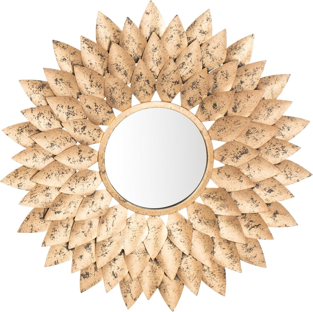 Safavieh Home Collection Lana 27-inch Gold Sunburst Round Mirror