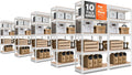 HOMEDANT 5 Tier Laminated White Boltless Metal Shelving Unit Adjustable Garage Storage Utility Rack Heavy Duty Shelves Organization Shelf Warehouse Pantry 28" W x 12.3" D x 59.5" H 10Pack