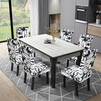 Dining Room Chair Covers - Stretch Kitchen Chair Slipcovers Set of 4, Removable Washable for Home, Hotel, Banquet