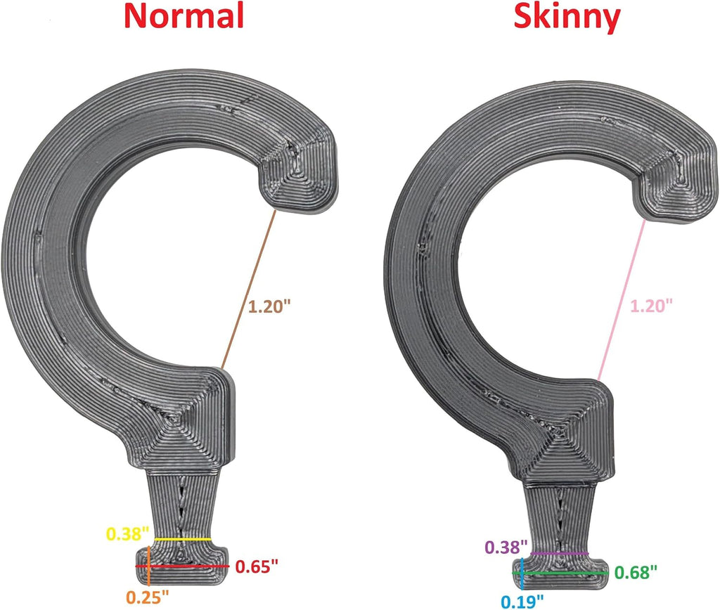 Cobra Buckle Belt Hanger Gear Mount Holder Storage Rack Tactical D Ring (Normal, Black)