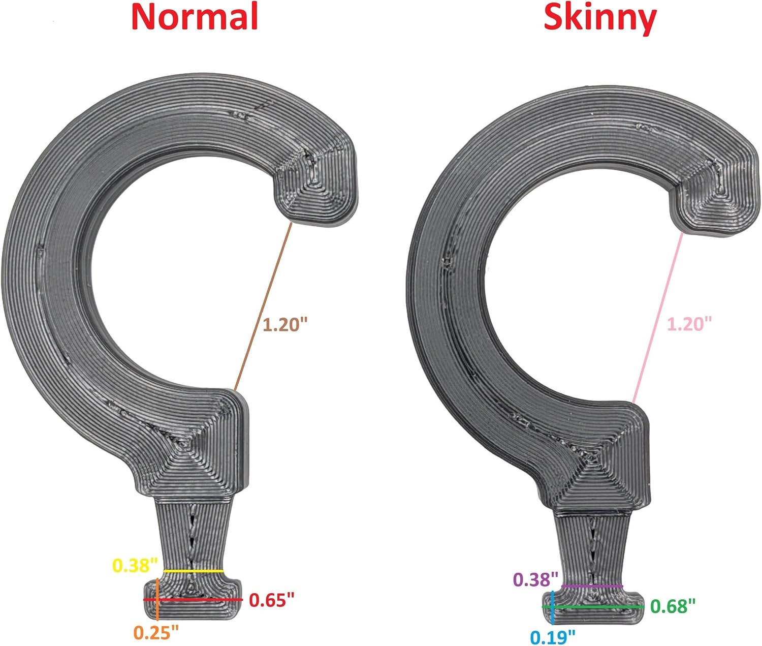 Cobra Buckle Belt Hanger Gear Mount Holder Storage Rack Tactical D Ring (Normal, Black)