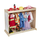 ECR4Kids Streamline Dress-Up Island Costume Organizer, Montessori Furniture, Natural
