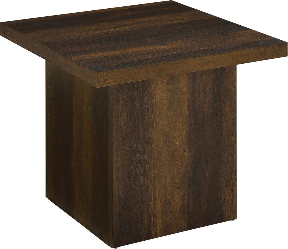 Coaster Home Furnishings - Devar - Wood - Square End Table with Thick Top, Pl...