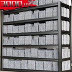 65" Wide Heavy Duty Garage Shelving Units, 6-Tier Deep Storage Shelves,Black Metal Garage Shelves,Steel Shelf,Large Storage Rack,Industrial Shelving for Shop, 65" W x 24" D x84 H,2 Pack