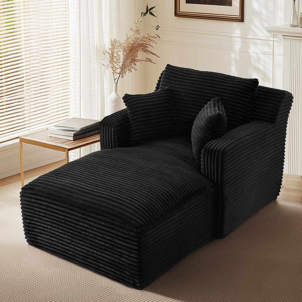 65.4" Chaise Lounge Chair Indoor, Oversized Couch | No Assembly, Cloud C...
