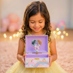 Giggle & Honey® Musical Unicorn Jewelry Box for Girls | Music Boxes for Little Girls | Toddler Jewelry Box for 4 Year Old Kids | Toys for Toddlers | Birthday Gifts for Kids 5, 6, 7, 8, 9 Years