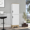 Single Kitchen Pantry,Four Storage Shelves,Double Doors Cabinets,Cupboard,Storage Cabinet,Buffets & Sideboards,for Dining Room