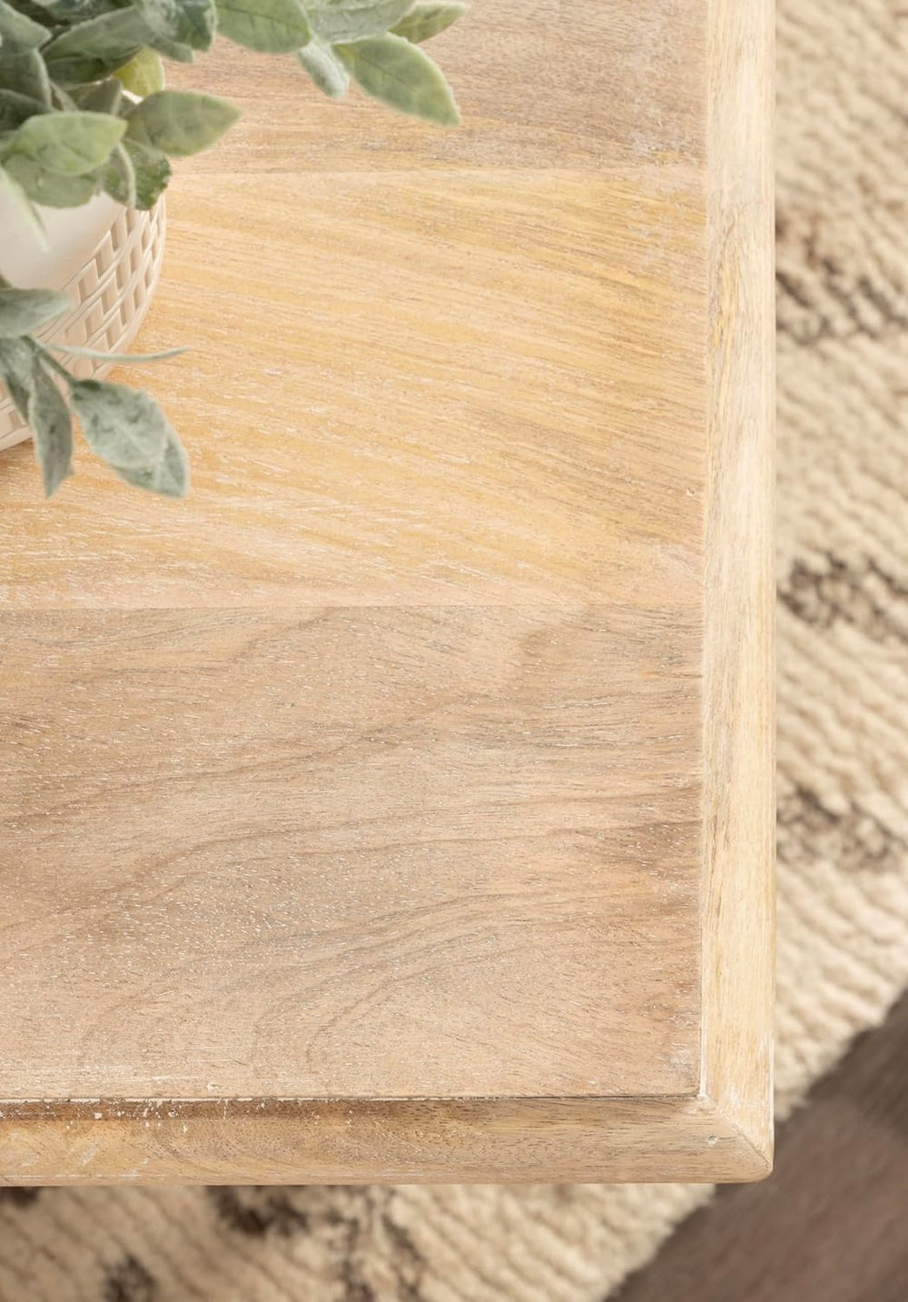 Kate and Laurel Patresa Traditional Carved Wood Side Table, 18 x 14 x 24, Lig...