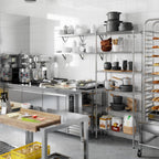 14" Deep x 30" Wide x 74" Height Wire Shelving Kit | 6-Tier | NSF Commercial Storage Rack Unit