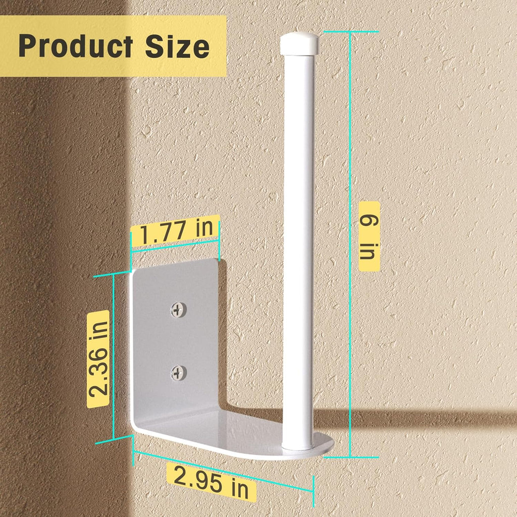 2 Pack Hat Racks for Baseball Caps, Stainless Steel Hat Organizer for Baseball Cap, Hat Holder Storage Organizer, Hat Hanger Strong Adhesive/Wall Drilled for Door, Bedroom, Closet(White 6 in)