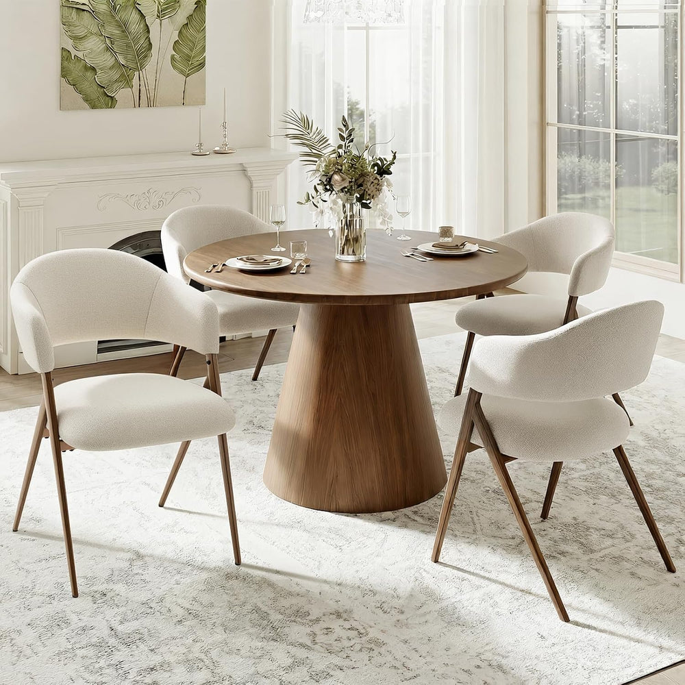 COLAMY Dining Chairs Set of 4, Modern Upholstered Dining Room Kitchen Chairs ...