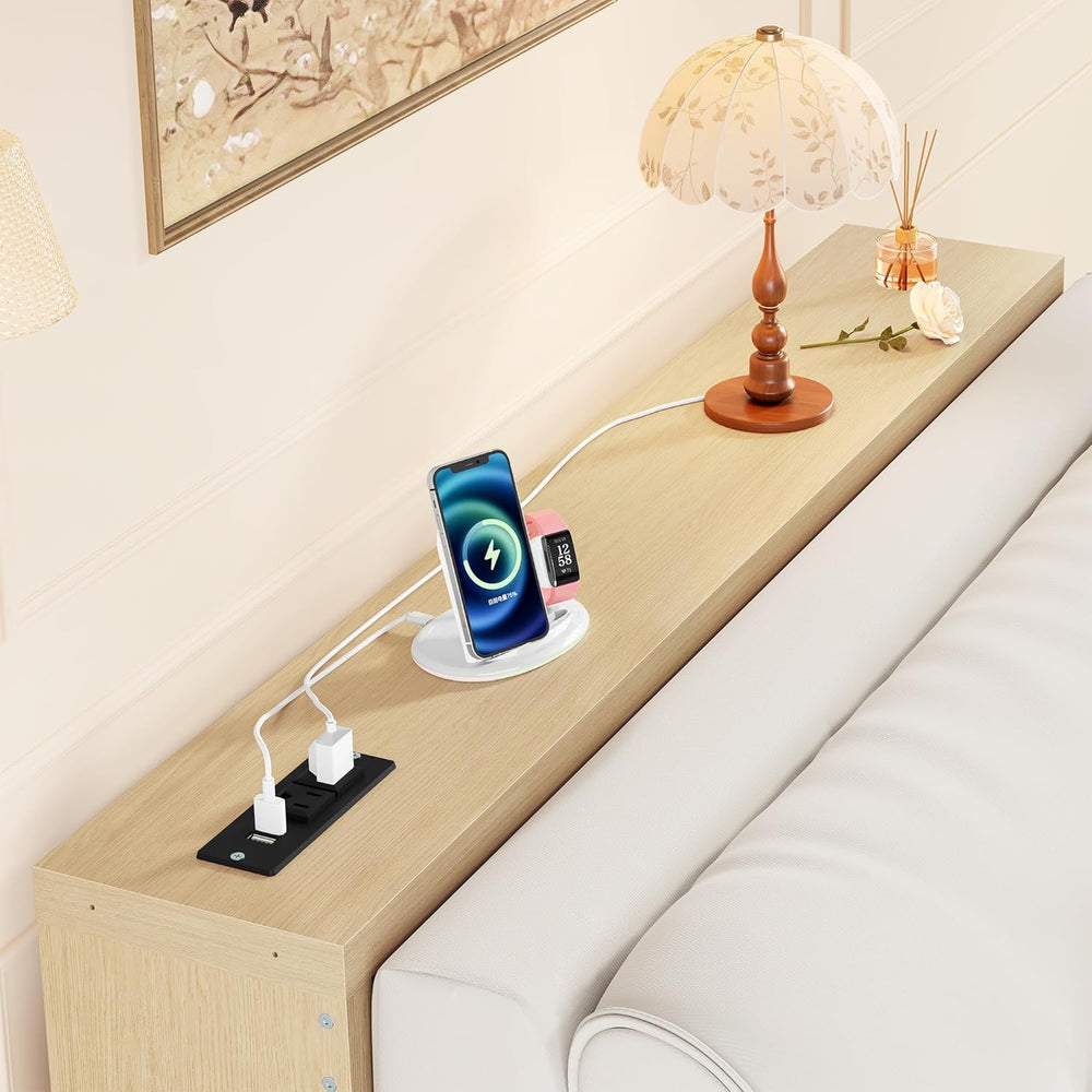 FAVOOSTY 39.4" Sofa Table Behind Couch Table Skinny Narrow Console Table...