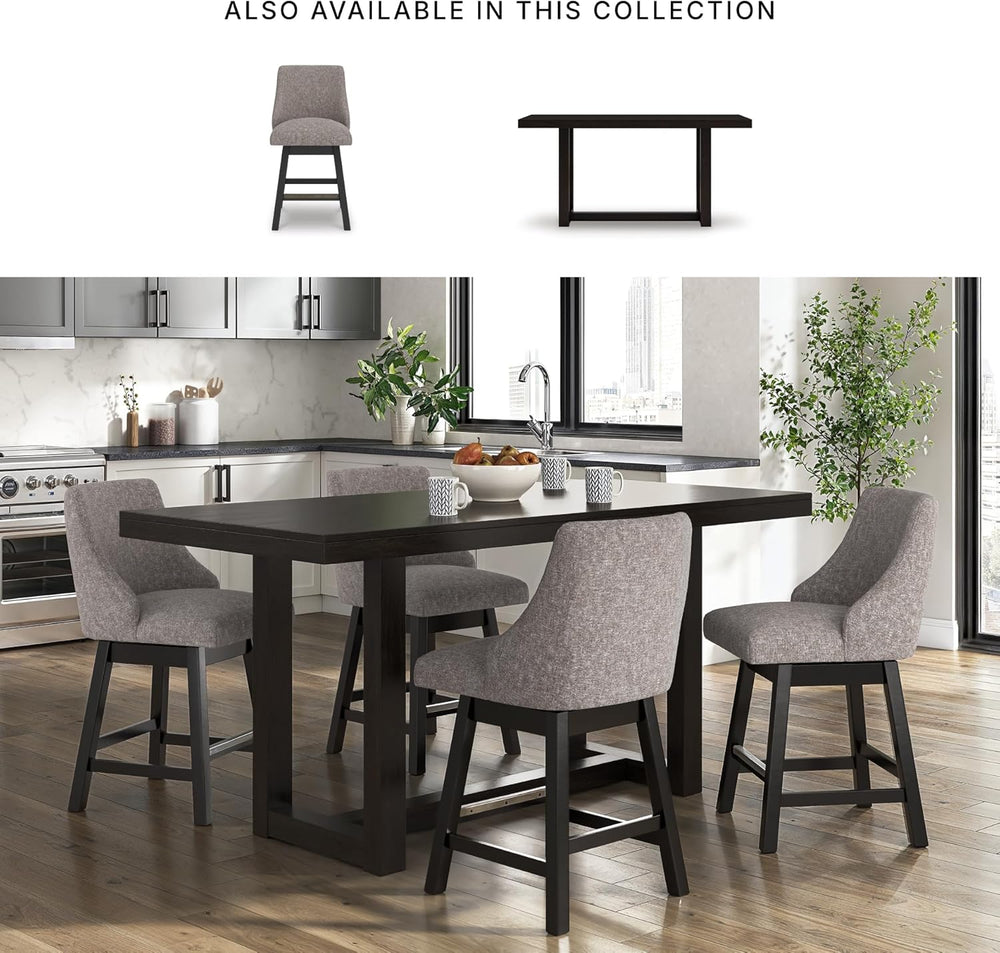 Signature Design by Ashley Neymorton Modern Counter Height Dining Table with ...