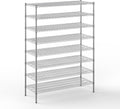 21" Deep x 54" Wide x 74" Height Wire Shelving Kit | 8-Tier | NSF Commercial Storage Rack Unit
