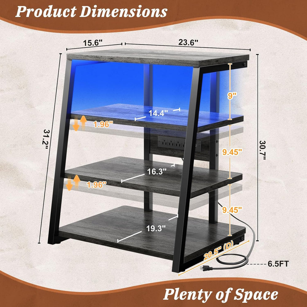 Armocity AV Media Stand, Stereo Stands and Racks Small Entertainment Center