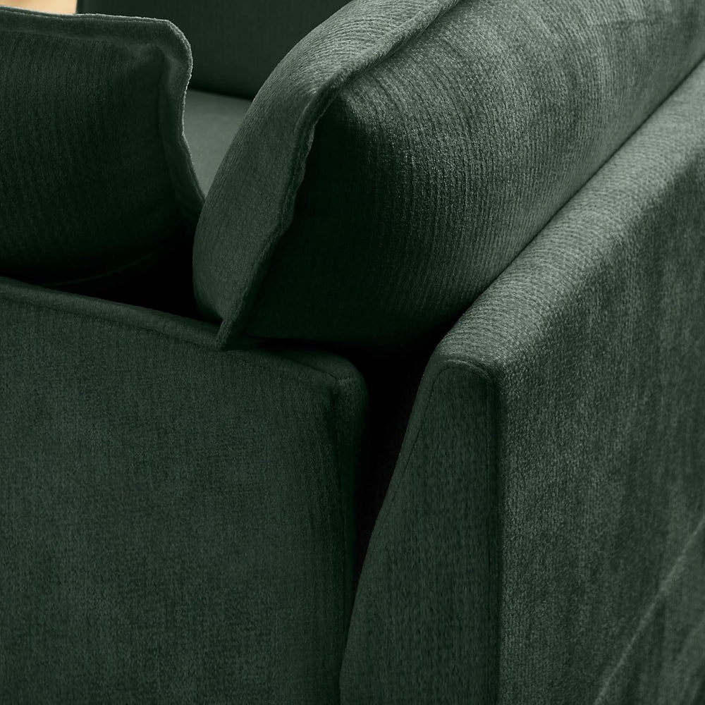 ERYE 47" Chenille Upholstered Accent Chair Wide Seat Armchair for Living...