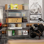 21" Deep x 54" Wide x 64" Height Wire Shelving Kit | 5-Tier | NSF Commercial Storage Rack Unit