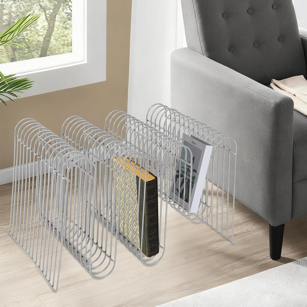 Modern Side Table M-Shaped Side Table Iron Linear End Table for Books, Magazi...