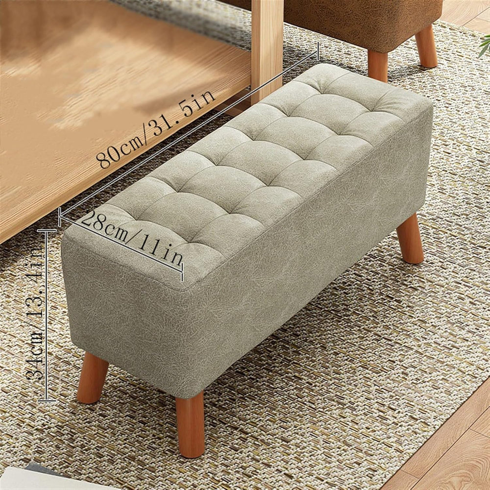 Modern Entry Door Shoe Bench Household Doorway Wearing Shoes Stool Long Cloth...