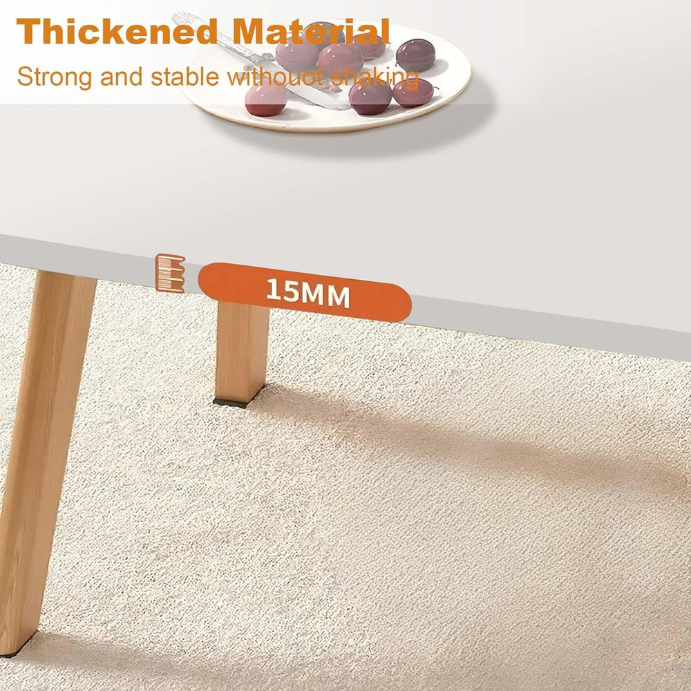 Foldable Coffee Table for Small Spaces, Low Study Table for Sitting On The Fl...
