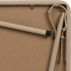 EMMA + OLIVER Kids Tan Folding Game and Activity Table - Toddler Table for Daycare Center