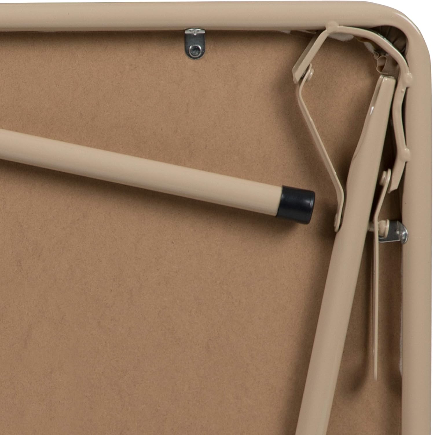EMMA + OLIVER Kids Tan Folding Game and Activity Table - Toddler Table for Daycare Center