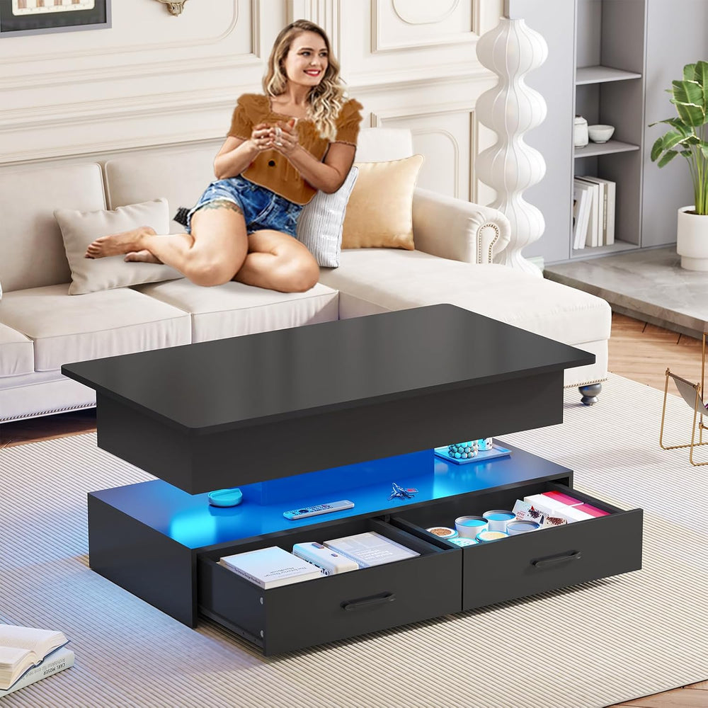 SEDETA 40" Lift Top Coffee Table, Coffee Tables with Storage for Living ...