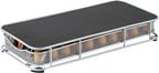 Restaurantware Restpresso 14.8 x 7.3 x 2.4 Inch Coffee Capsule Drawer 1 Heavy-Duty Pod Drawer - Holds 40 Nespresso Capsules Grip Top Iron Espresso Pod Organizer Mesh Tray Pods Not Included