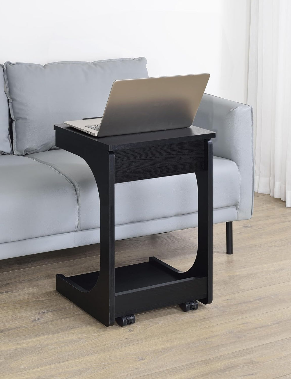 Coaster Home Furnishings - Ralston - Wood - C-Shaped Lift-Top Side Table with...